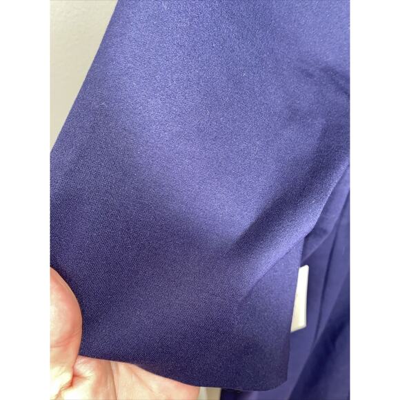 ELOQUII Jersey Knit Fitted Plus Dress Sz 18 Maritime Blu Half Sleeve Stretch NWT - Picture 6 of 16